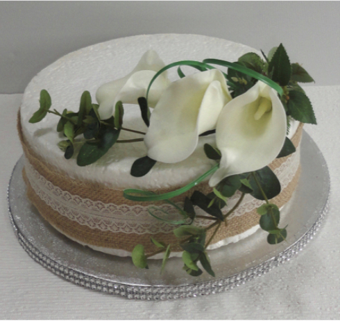 Real Touch Calla Lily Cake Topper